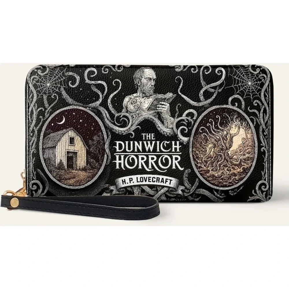 The Dunwich Horror‎ Wallet Horror Goth Halloween H P Lovecraft New NWT Cthulhu